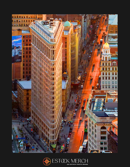 Aerial of Flat Iron District: NYC Fine Art Print