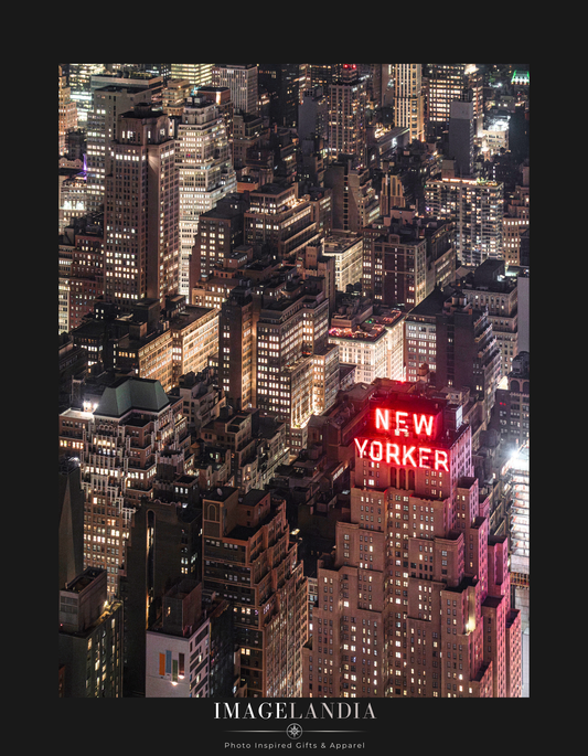 Manhattan Cityscape at Night: NYC Fine Art Print